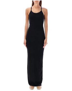 ÉTERNE Tank Maxi Jurk Rib Katoen - Zwart