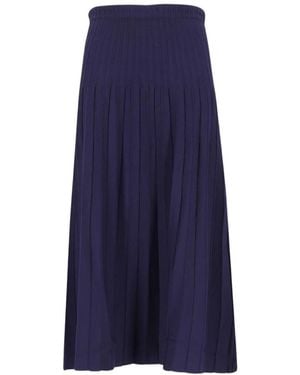 STAUD Midi Skirts - Blue