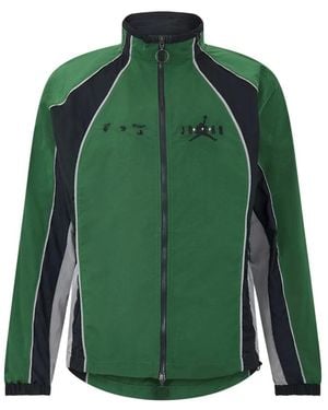 Off-White c/o Virgil Abloh Track Jacket With Zip Fastening And Panel Accents - Green
