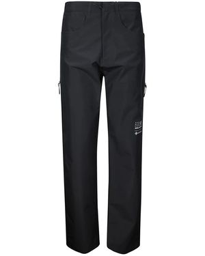 MM6 by Maison Margiela Straight Trousers - Black