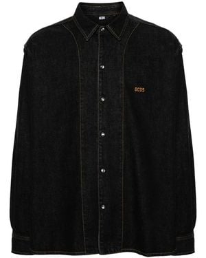 Gcds Denim Shirts - Black