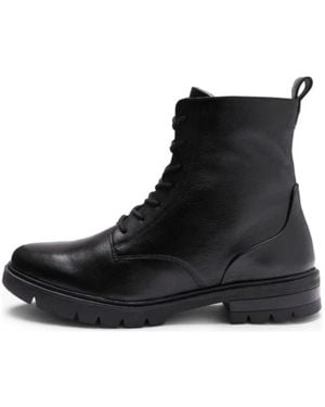 Ara Lace-Up Boots - Black