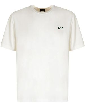 A.P.C. V.P.C. Logo T-Shirt - Weiß
