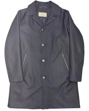 Canali Single-Breasted Coats - Grey