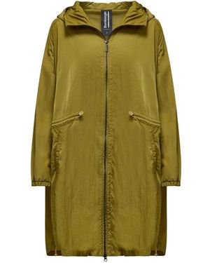 Bomboogie Ongevoerde Parka Met Elastisch Trekkoord - Groen