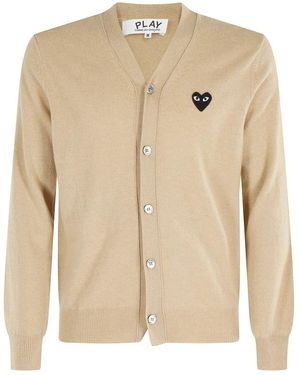 COMME DES GARÇONS PLAY Truien & Vesten ,Cardigan - Naturel