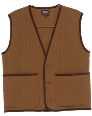 A.P.C. Vests - Marrón