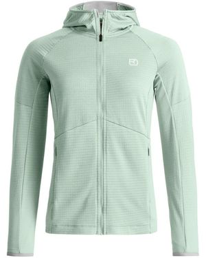 Ortovox Jassen ,Groen ,Fleece Light Grid Hoody