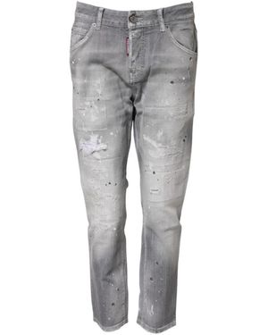DSquared² Slim Fit Jeans - Grey