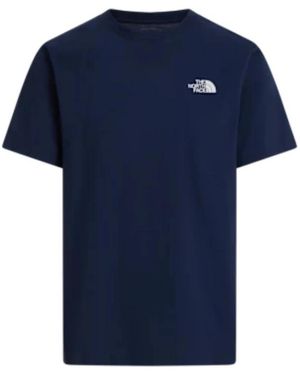 The North Face Fitness ,Blauw ,Katoen Evolution Box Nse Tee