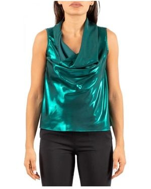 Hanita Sleeveless Tops - Verde