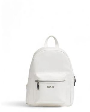 Replay Polyethylen rucksack mit polyesterfutter - Weiß
