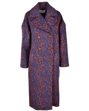 Ulla Johnson Double-Breasted Coats - Purple