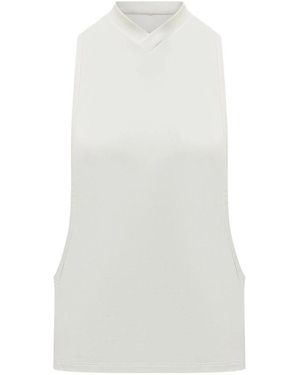 Versace Sleeveless Tops - White