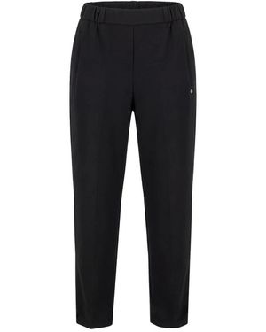 Ottod'Ame Broeken ,Zwart ,Polyester Cropped Broeken