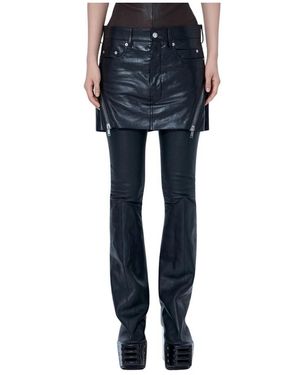 Rick Owens Bolan Banana Mini Skirt - Blauw