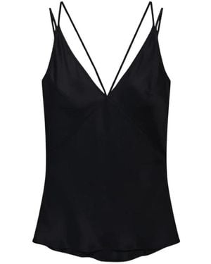 Anine Bing Mouwloze Tops - Zwart