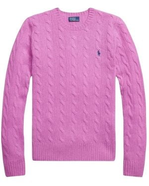 Ralph Lauren Round-Neck Knitwear - Rosa