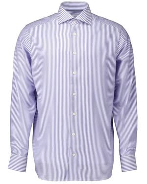 Eton Langarmhemd - Blau