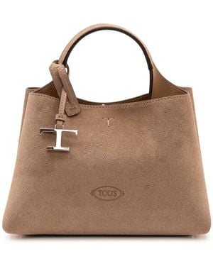 Tod's T Timeless Micro Handtasche - Braun