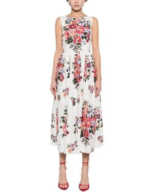 Dolce & Gabbana Midi Dresses - White