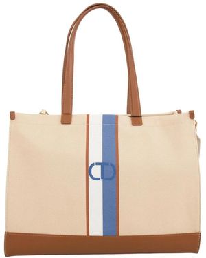 Twinset Tote Bags - Neutro