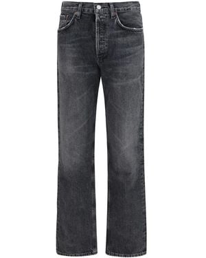 Agolde Vintage Straight-Leg Jeans - Grijs