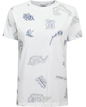 Baum und Pferdgarten T-Shirts - White