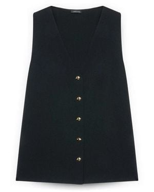FIORELLA RUBINO Vests - Noir