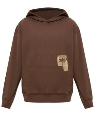Palm Angels Hoodies - Marrone