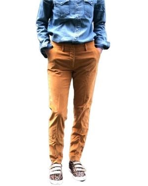 Mason's Slim-Fit Velours-Hose - Blau