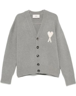 Ami Paris Cardigans - Grey