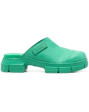 Ganni Clogs - Green