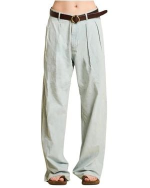 Denimist Wide Trousers - Grey