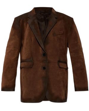 Acne Studios Leather Jackets - Marron
