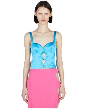 Marco Rambaldi Sleeveless Tops - Blu