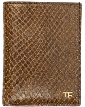 Tom Ford Wallets & Cardholders - Marrone