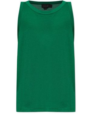 Lacoste Runway Silk Piqué Tank Top - Groen