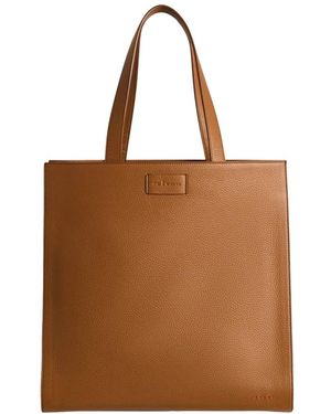 Kiton Deerskin Tote Bag - Braun