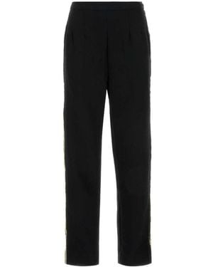 Bode Broeken ,Zwart ,Zwarte Crepe Broek