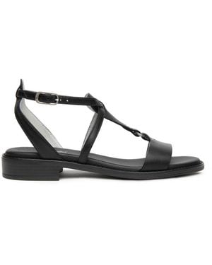 Nero Giardini Flat Sandals - Black