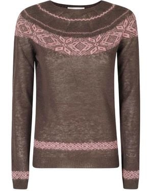 Roberto Collina Round-Neck Knitwear - Marrón
