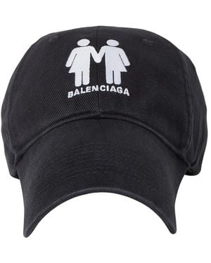 Balenciaga Pride Baseball Cap - Blau