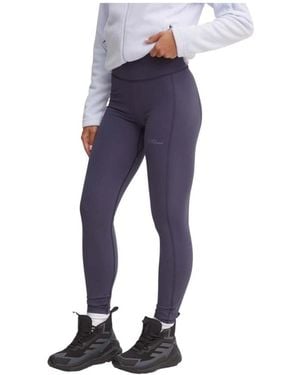 Jack Wolfskin Fitness ,Grijs ,Wol Klintal Tights - Blauw