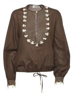 True Royal Blouses - Marrón