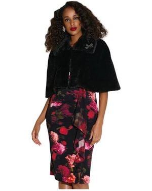 Joseph Ribkoff Capes - Black