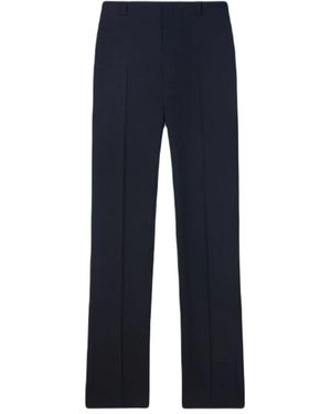 KENZO Broeken ,Blauw ,Wol Skinny Wollen Broek