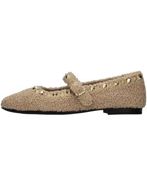 Ash Ballerina Shoes - Natural