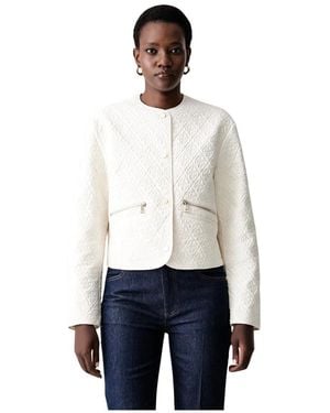 Guess Edith Kurze Jacke - Weiß