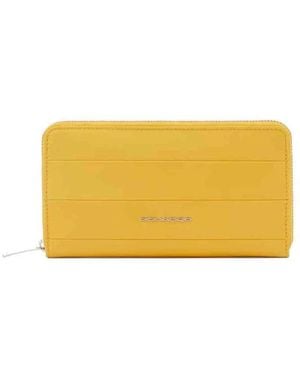 Piquadro Wallets & Cardholders - Yellow